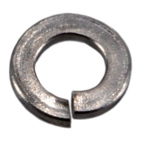 MIDWEST FASTENER Split Lock Washer, For Screw Size 3 mm 18-8 Stainless Steel, Plain Finish, 50 PK 38961